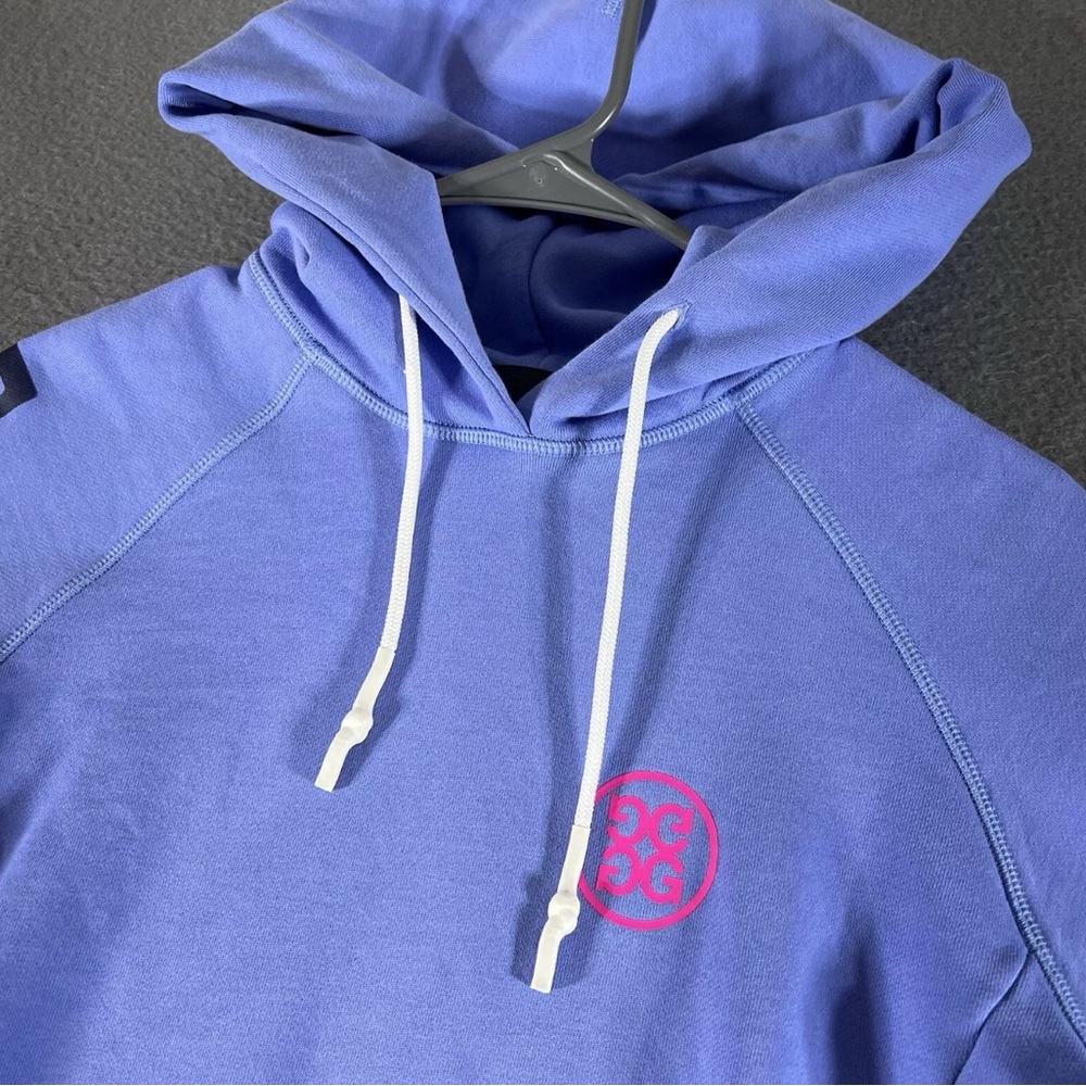 Women’s Medium G/Fore “Pray For Birdies” Hoodie Sweatshirt Golf Blue *Embroidery